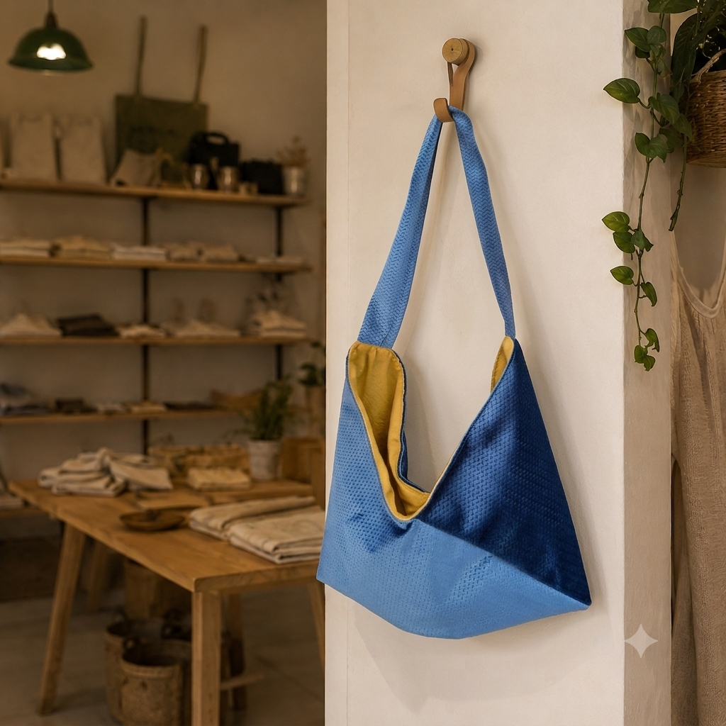 کیف مخمل قناری
