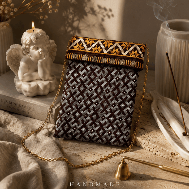 کیف دوشی (سوزن دوزی)