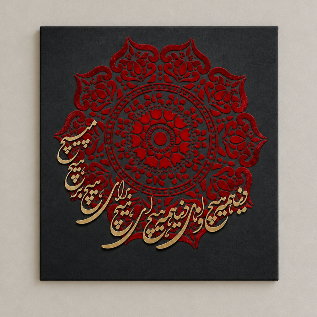 تابلو ماندالا مخمل