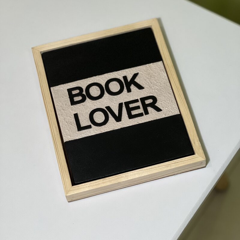 تابلو دکوراتیو Book Lover